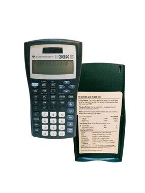 Texas Instruments TI-30X IIS Scientific Calculator-Dual-Powered-Working